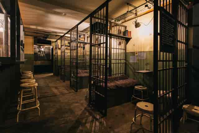 Alcotraz Manchester Cell Block A: Immersive venue for unique team building and corporate events.