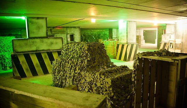 Whole Venue at Bunker 51: industrial space for immersive corporate events and team-building.