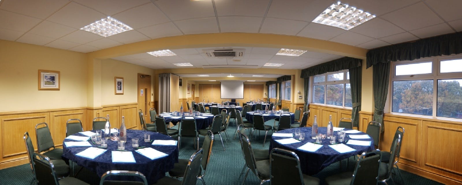 Syndicate Rooms at Haydock Park, bright meeting space for conferences and events.