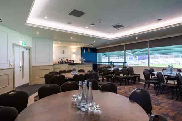 Pakistan Room at Kia Oval with stadium view, ideal for corporate workshops and networking events.