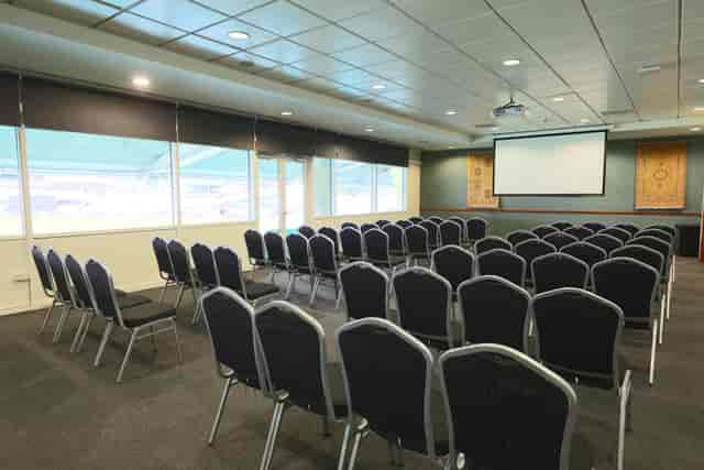 Pakistan Room at Kia Oval, bright meeting space for workshops and seminars.