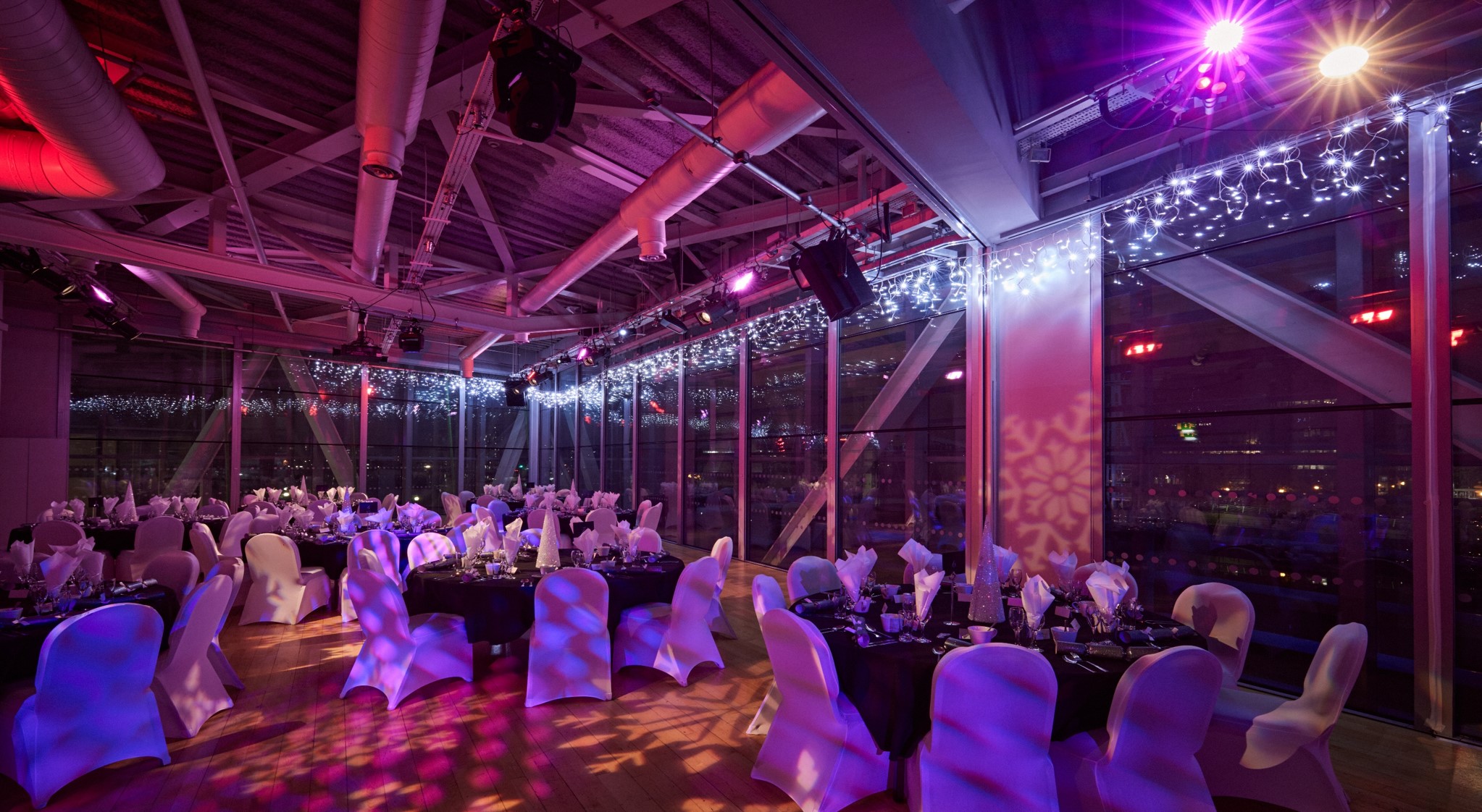 Elegant event space at The Aldridge Studio, perfect for weddings and corporate gatherings. - Banner