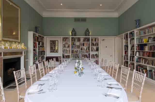 Elegant meeting room in Asia House, perfect for intimate gatherings and discussions.