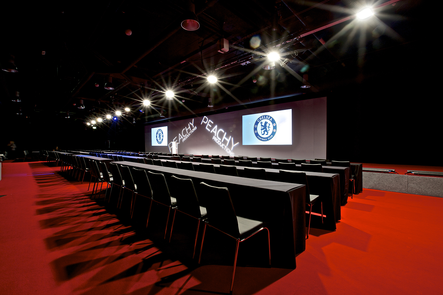 Chelsea FC Great Hall corporate event, modern launch awards - Banner