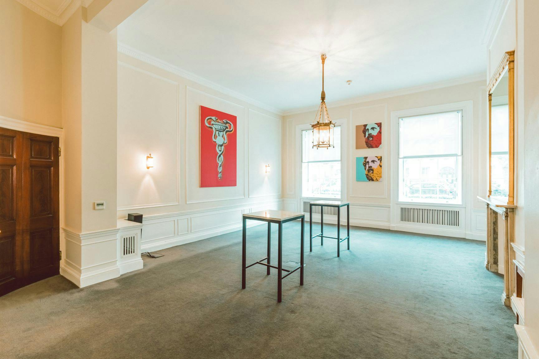 Laurie Landeau in elegant meeting space with natural light for workshops and conferences.