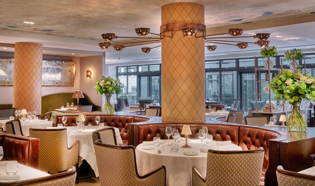 Sophisticated dining venue in Sartoria, ideal for upscale events and meetings.