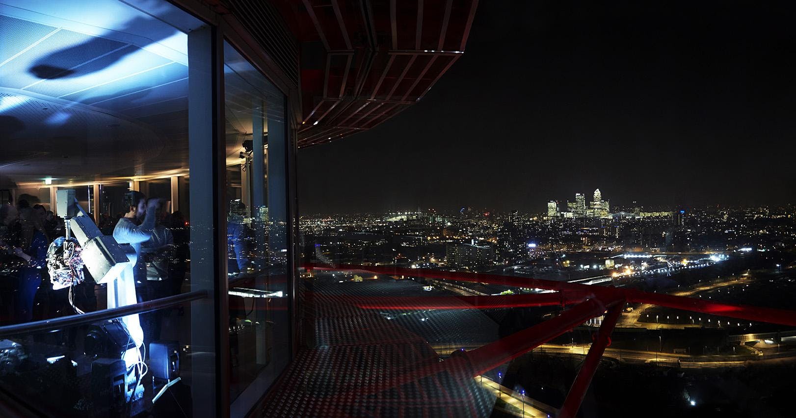 ArcelorMittal Orbit at night, perfect for upscale events and celebrations.