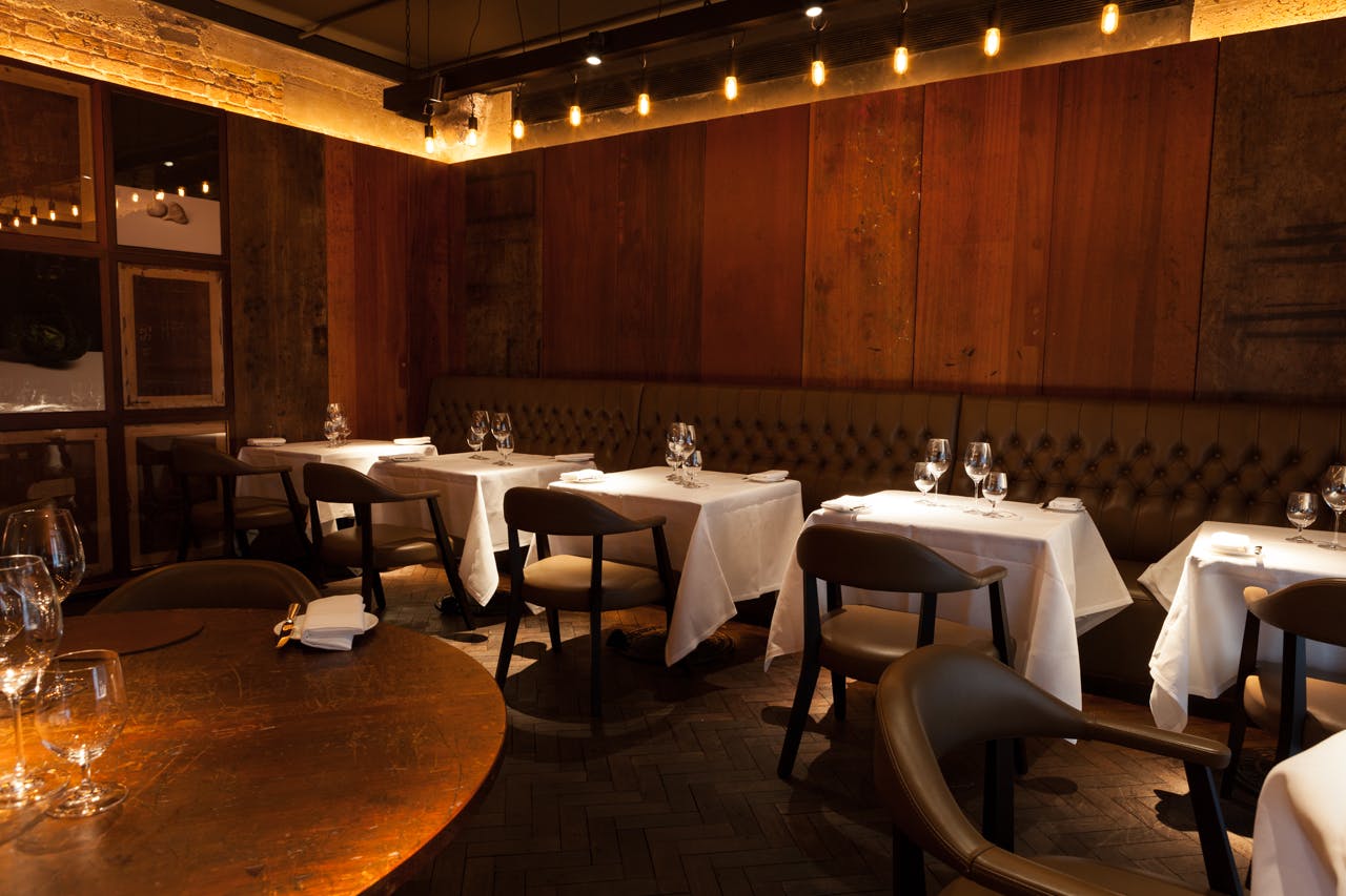 Elegant private dining space at New Street Grill, perfect for corporate events and networking.