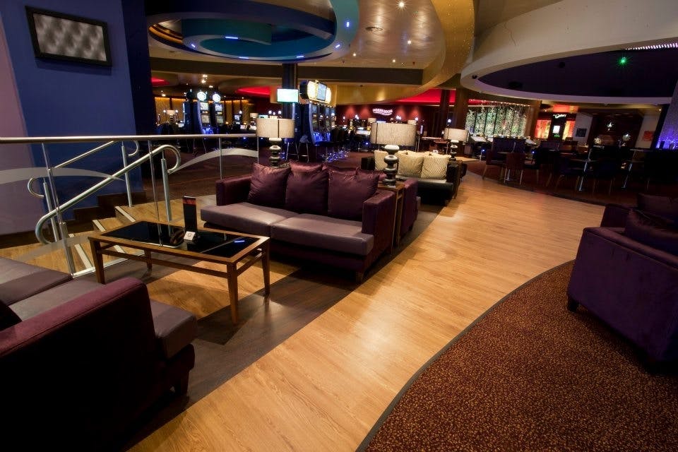 Stylish lounge at Grosvenor Casino Didsbury, perfect for networking and events.