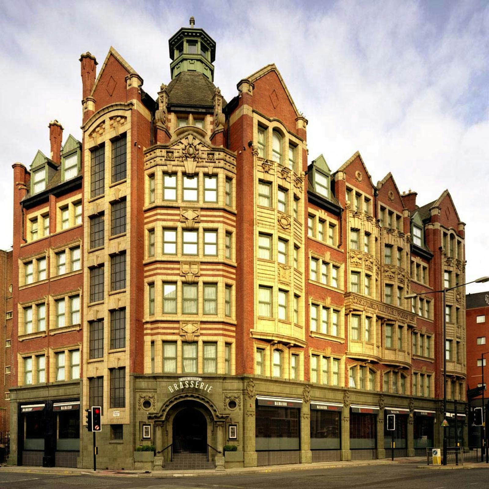 Historic Ember Lounge in Malmaison, Manchester, perfect for events and meetings.