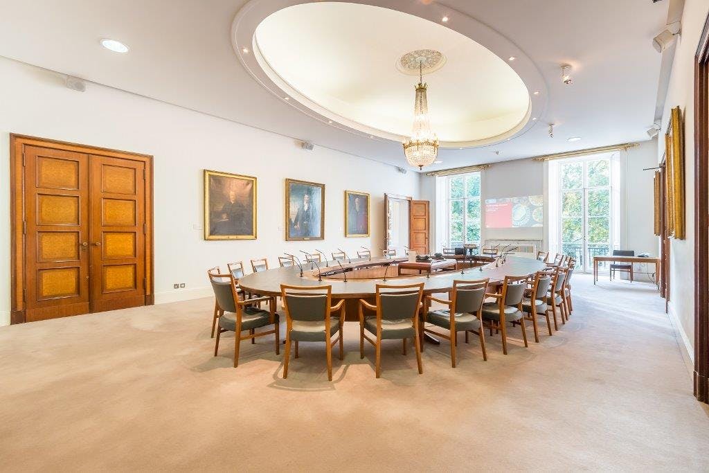 Council Room at The Royal Society, elegant decor for executive meetings and strategic planning.