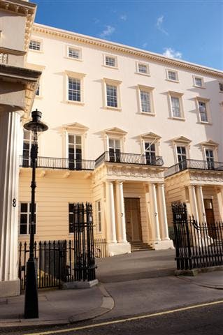 Elegant Royal Society venue with classic architecture for upscale corporate events.