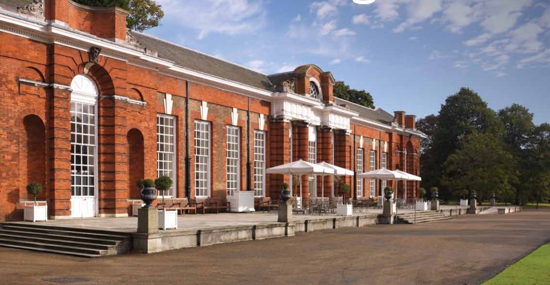 Orangery at Kensington Palace: elegant venue with spacious terrace for weddings and events. - Banner