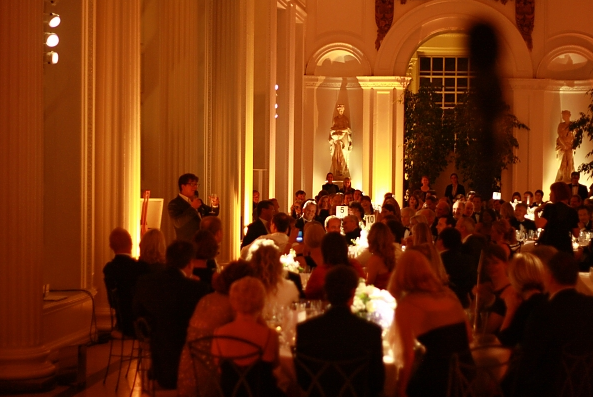 Elegant dining room at The Orangery, Kensington Palace, perfect for formal events and networking.