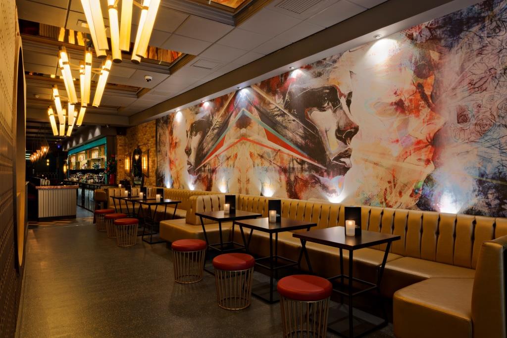 Stylish venue at Dirty Martini St Paul's, perfect for cocktail receptions and meetings.