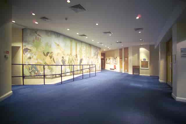 The Sanctuary at Liberal Jewish Synagogue: blank-slate event venue for receptions and conferences.