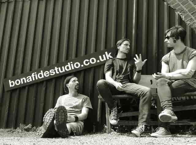 "Relaxed brainstorming session in BonaFideStudio for creative event planning."