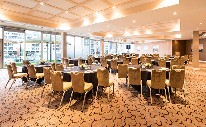 Drakes Suite at Chelsea Harbour Hotel: elegant event space for corporate meetings and gatherings. - Banner