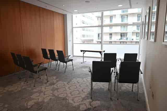 Meeting Room 2 at The Lowry Hotel: Theater-style boardroom layout for corporate events.