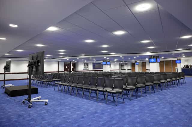 Drake and Harris Suites at Chelsea FC, modern meeting space for corporate events.