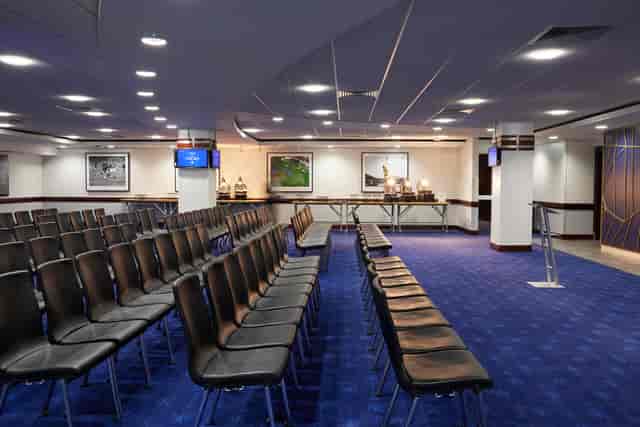 Bonnetti and Clarke Suites at Chelsea FC, elegant meeting space for events and workshops.