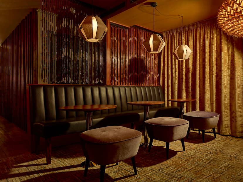 Stylish meeting space with plush seating, ideal for networking events in Keystone Crescent.