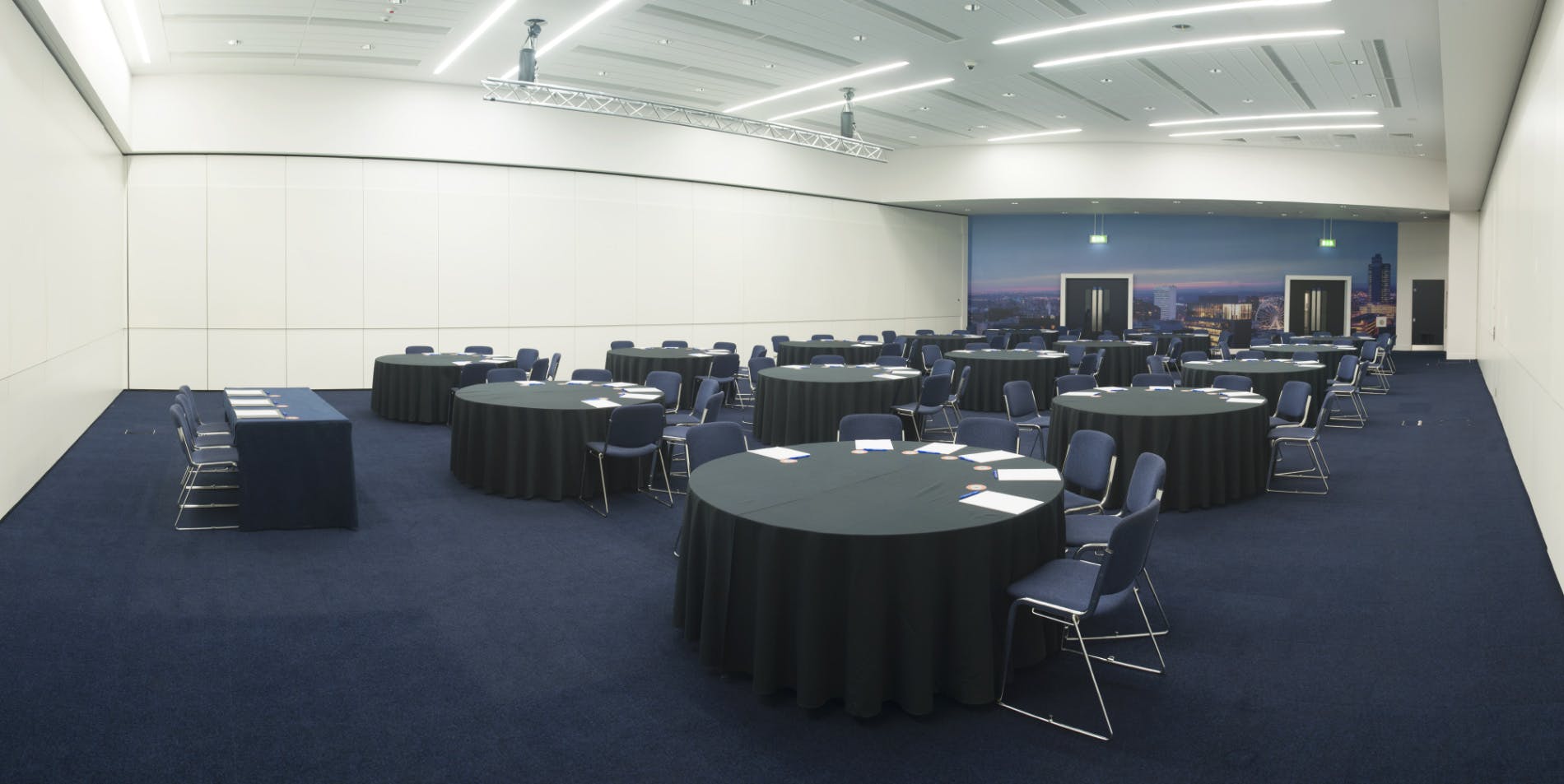 Versatile event space in Manchester Central set for a collaborative meeting.