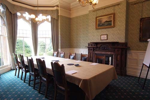 Breakfast Room Suite at Highbury Hall, elegant decor for meetings and gatherings.