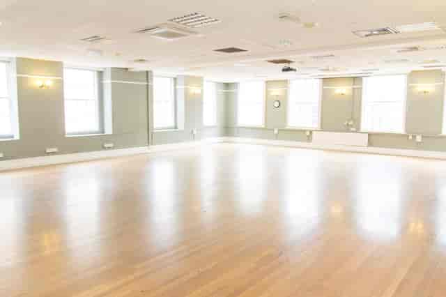 Presidential Suite at The London Irish Centre, spacious event room with natural light.
