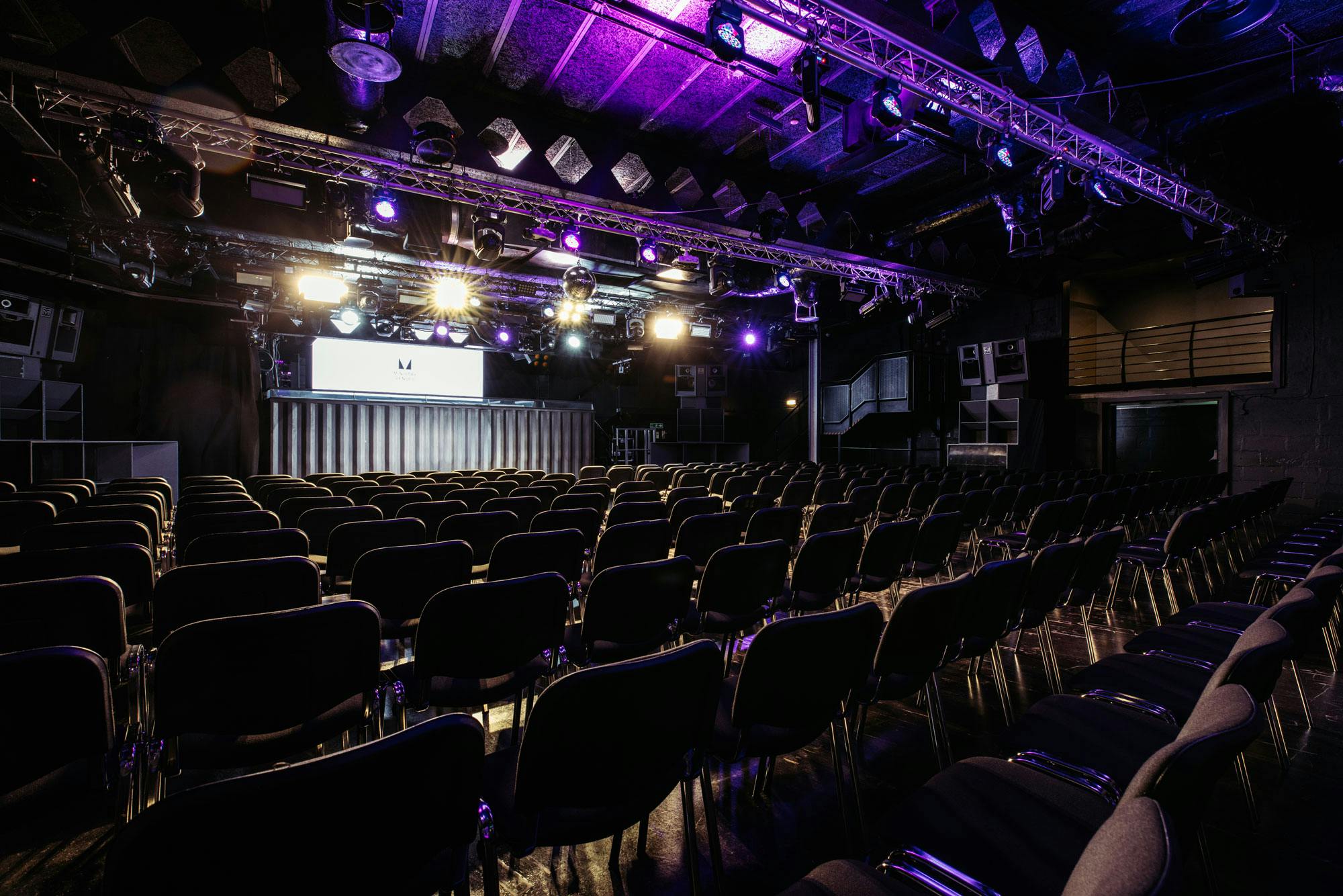 The Box at Ministry of Sound: modern event space for conferences and presentations.