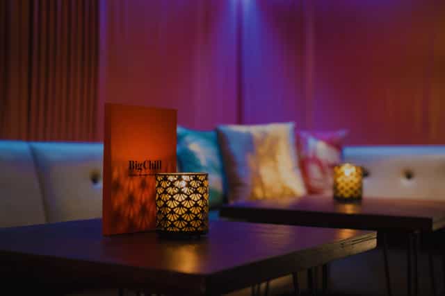 Stylish event space at The Deco Lounge, perfect for intimate gatherings and upscale events.
