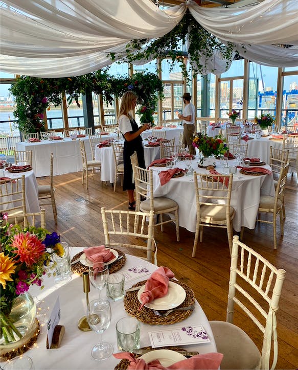 Elegant event space at Greenwich Yacht Club, ideal for weddings and corporate events.
