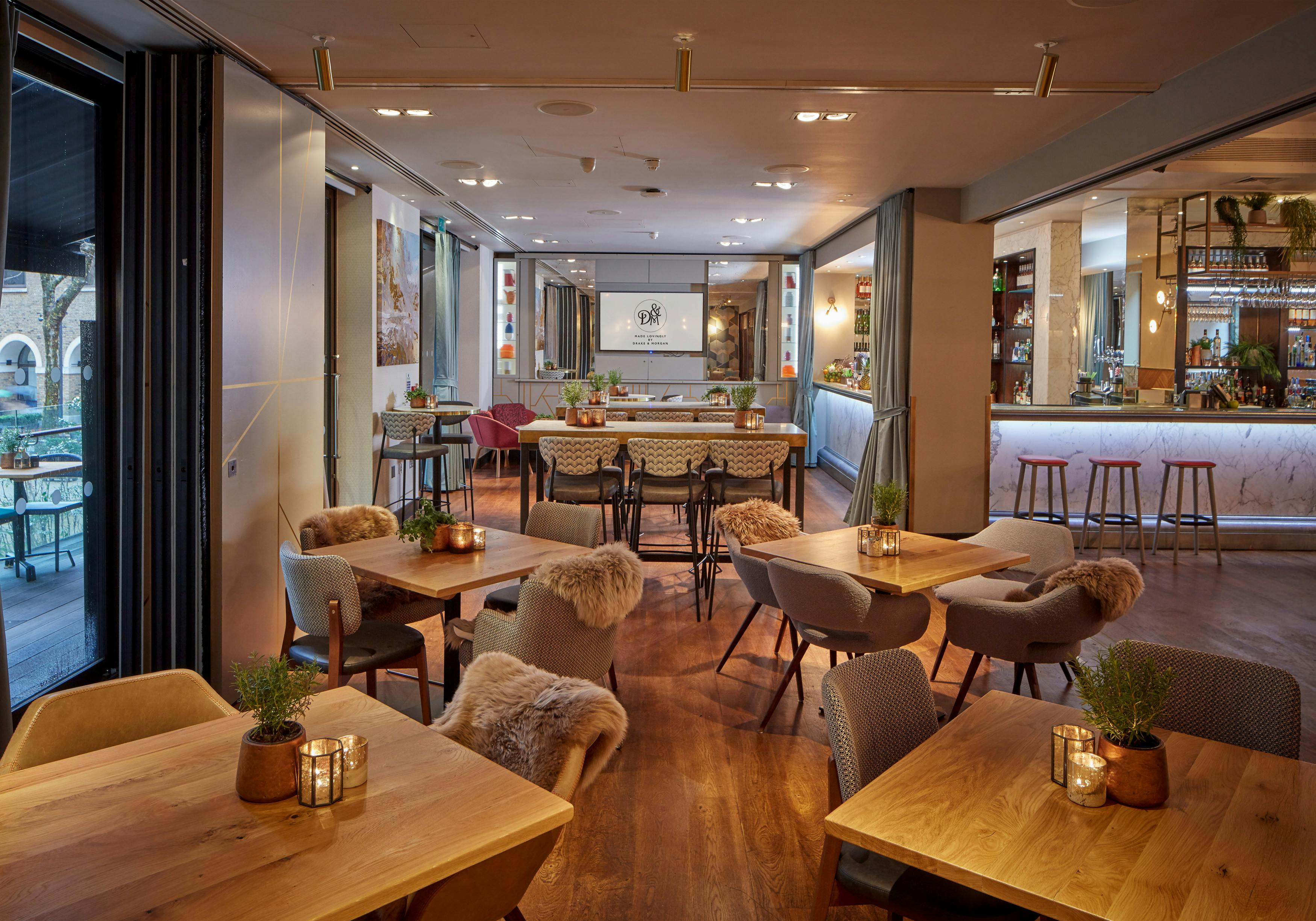 Stylish event space at Devonshire Terrace, perfect for gatherings and networking.