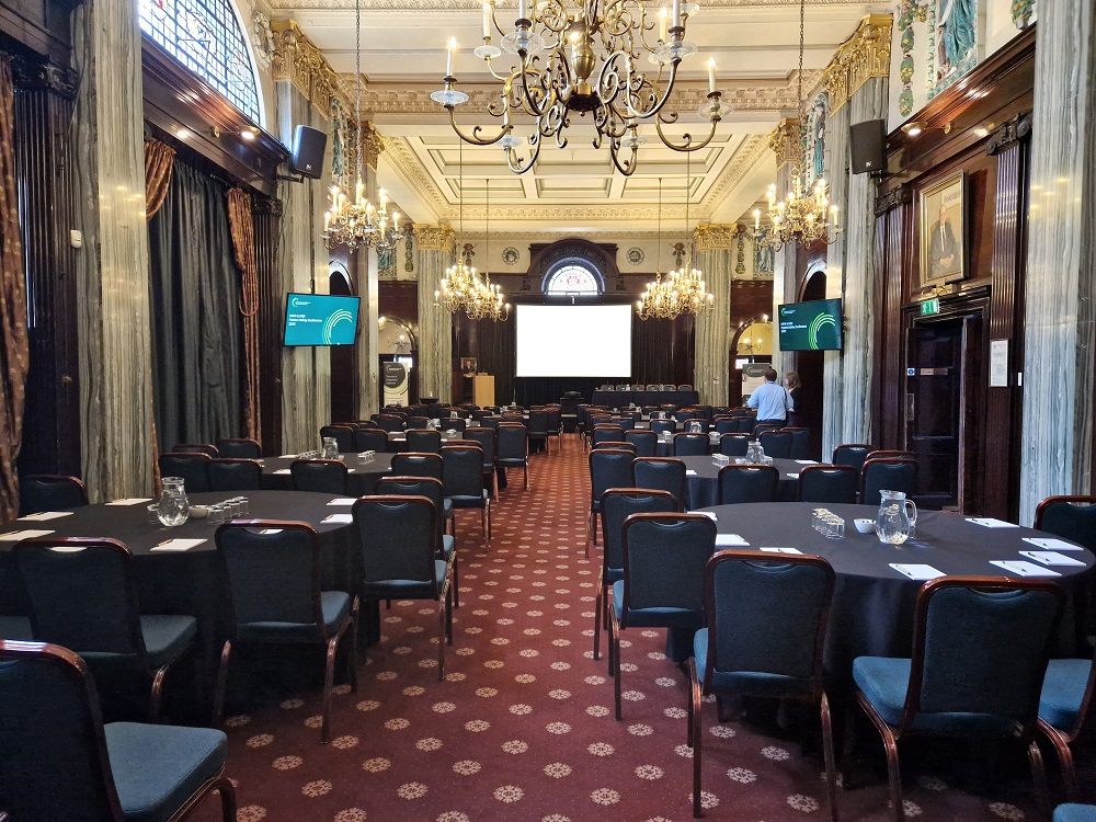 Chancery Lane conference ballroom with stage - Banner