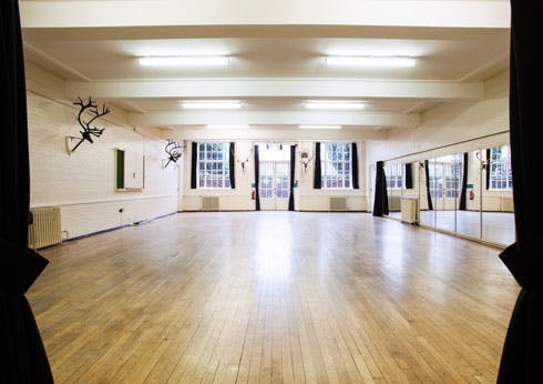 Spacious Trefusis Room at Cecil Sharp House, perfect for meetings and workshops.