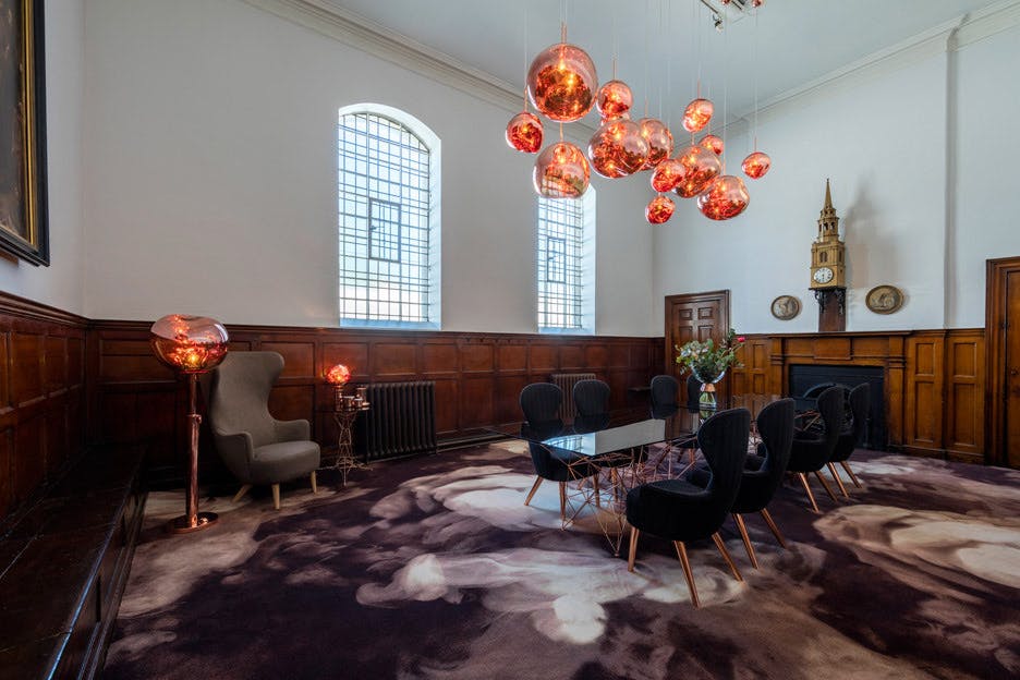 Stylish meeting room in The Vestry, ideal for intimate gatherings and conferences.