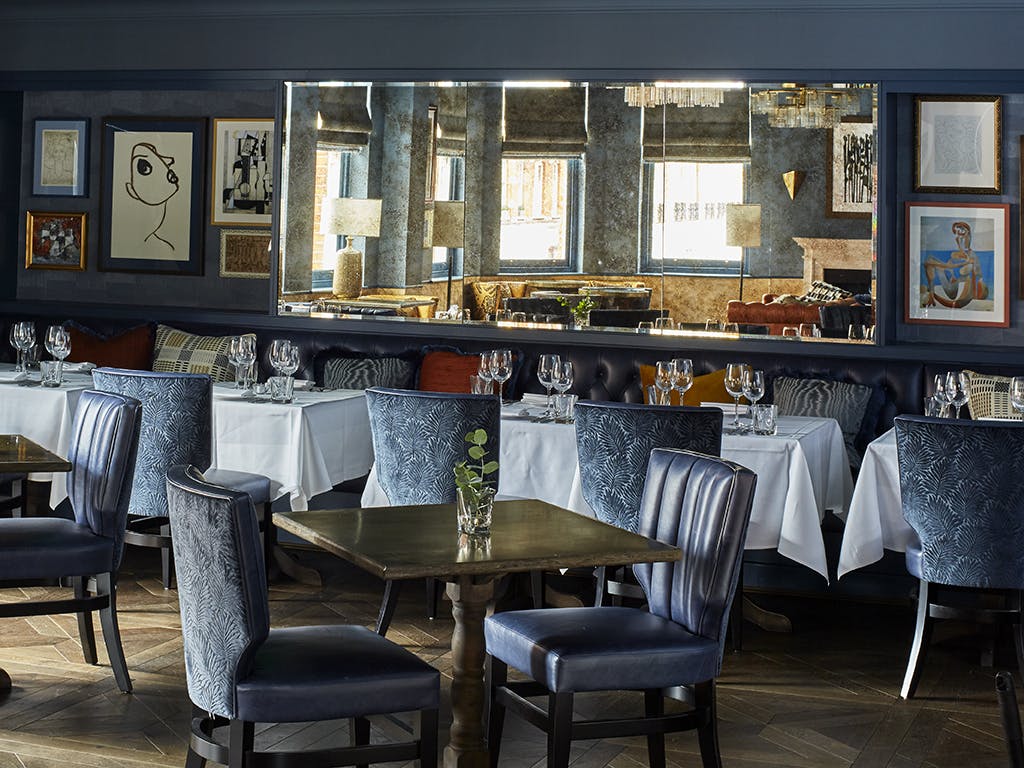 Elegant dining space at Albert's, ideal for intimate meetings and upscale events.