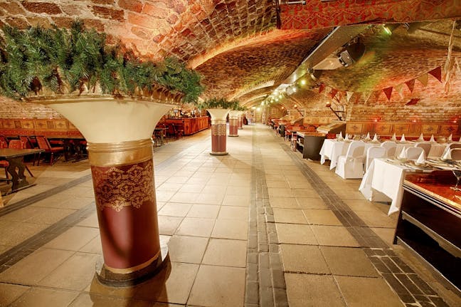 Decorative arches in the Ivory Vaults