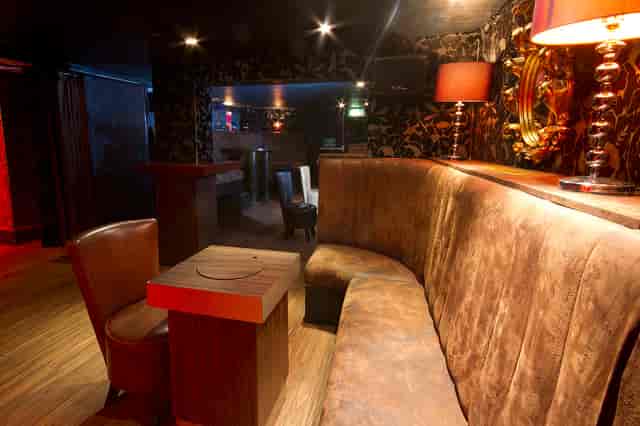 Stylish lounge in Bar Social's Century Area, perfect for networking events and meetings.