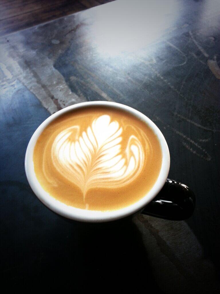 Latte art at Top Bar in The Elgin, ideal for events and networking. - Banner