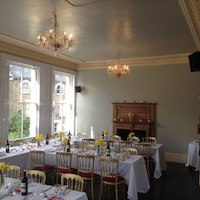 Elegant dining room in The Peoples Park Tavern, perfect for events and gatherings. - Banner