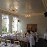 Elegant dining room in The Peoples Park Tavern, perfect for events and gatherings.