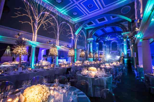 Soane Hall at One Marylebone, elegant event space for weddings and galas.