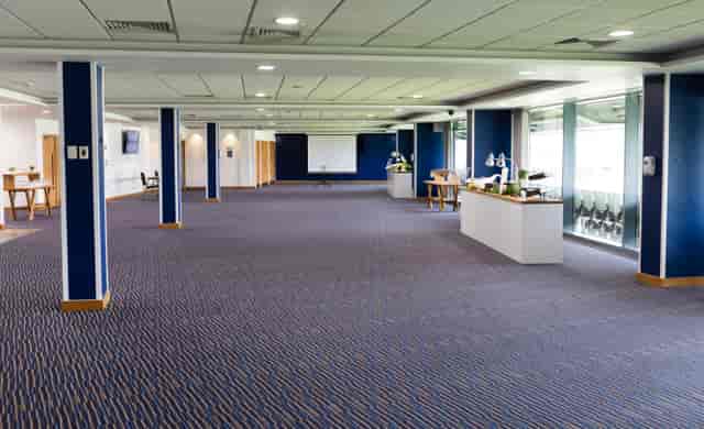 1882 Suite at Edgbaston Stadium: Versatile event space with panoramic windows for corporate hire.