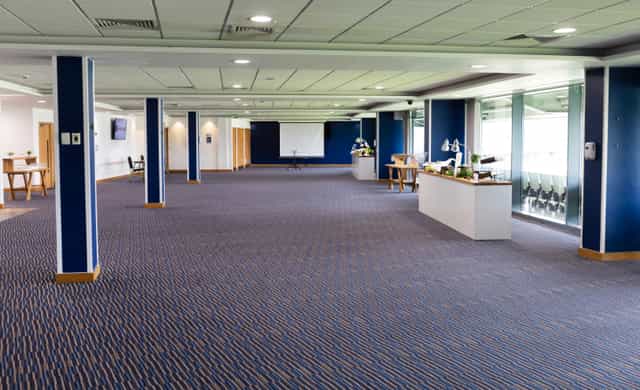 1882 Suite at Edgbaston Stadium: Versatile event space with panoramic windows for corporate hire.
