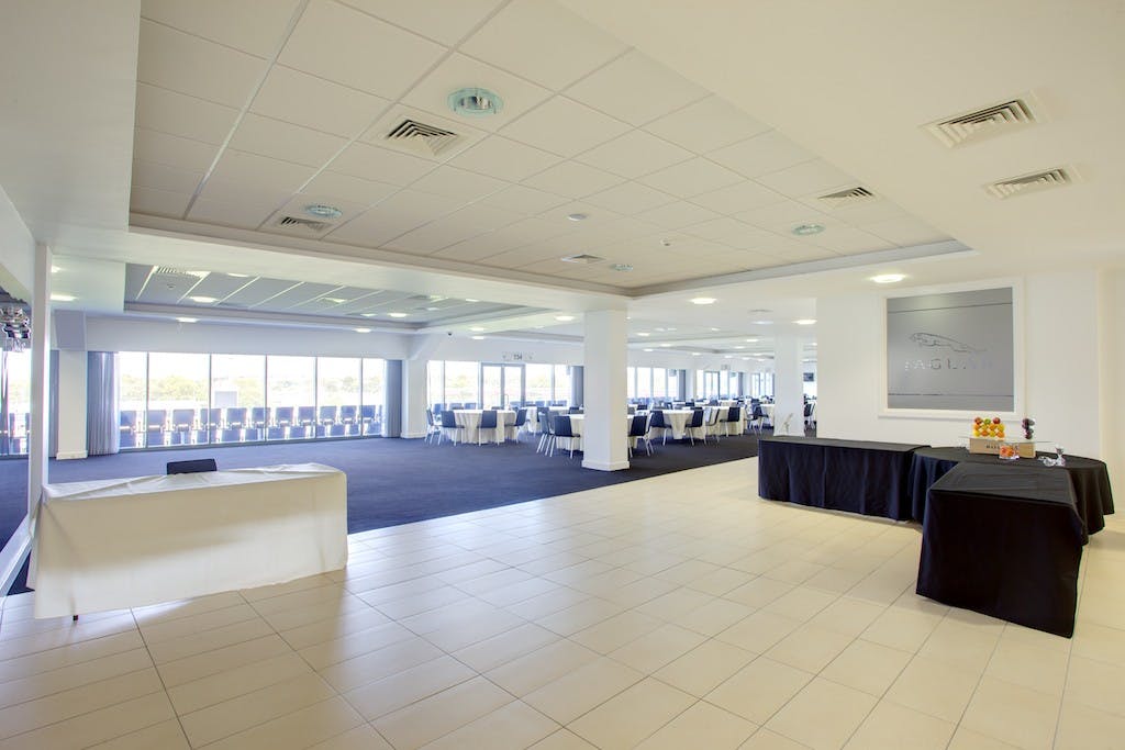 Spacious Warwickshire Suite at Edgbaston Stadium, perfect for meetings and conferences.