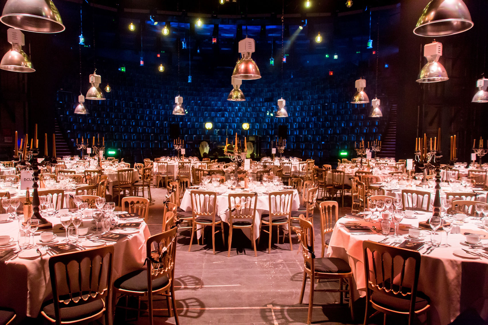 Elegant banquet setting at Unique Venues Birmingham for formal events and gala dinners. - Banner