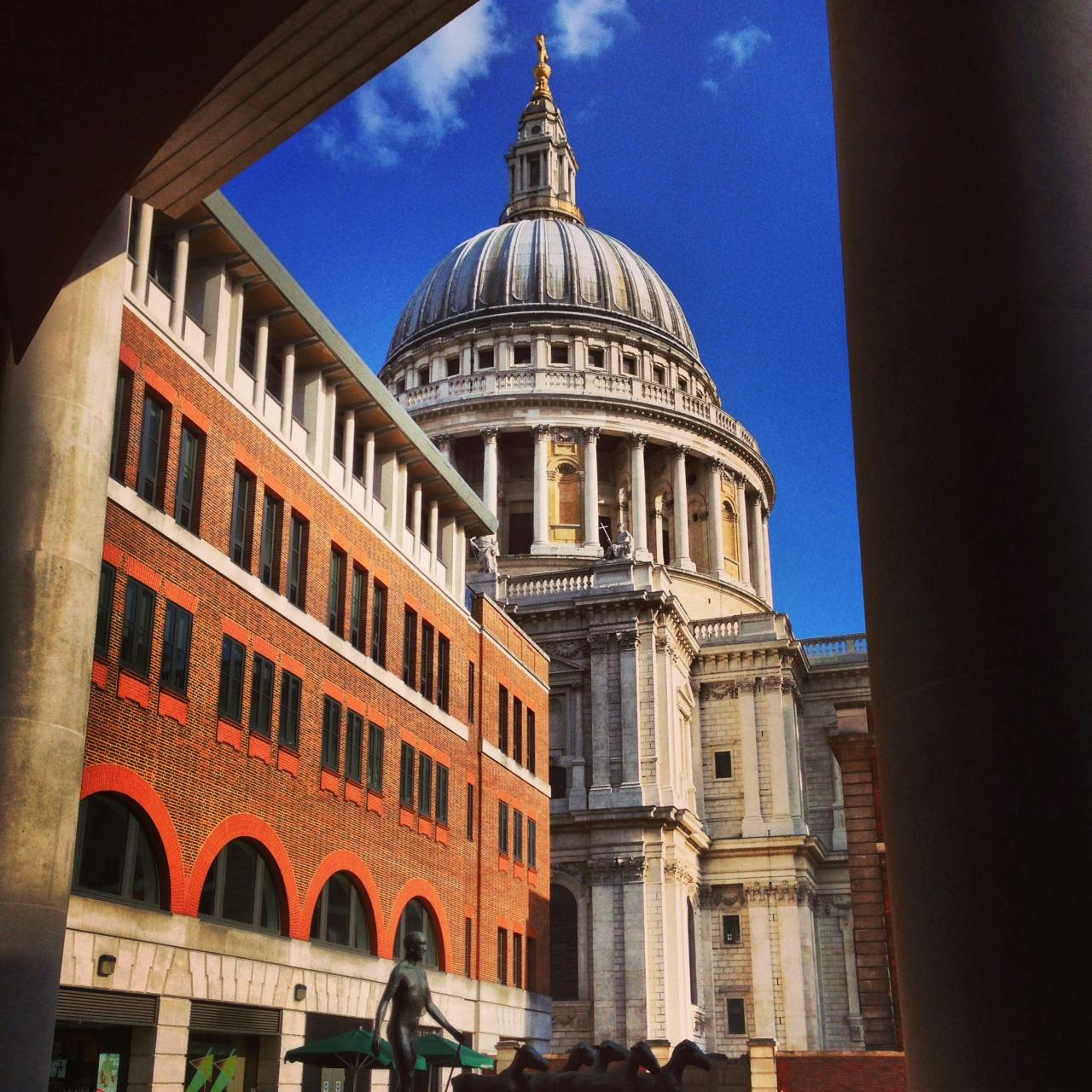 Main Bar at The Happenstance with St. Paul's Cathedral, ideal for events and conferences.