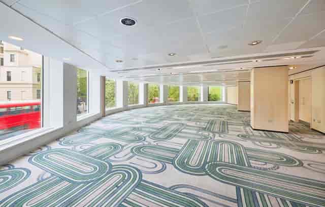 Beech Suite at Royal Lancaster London: modern event space with floor-to-ceiling windows.