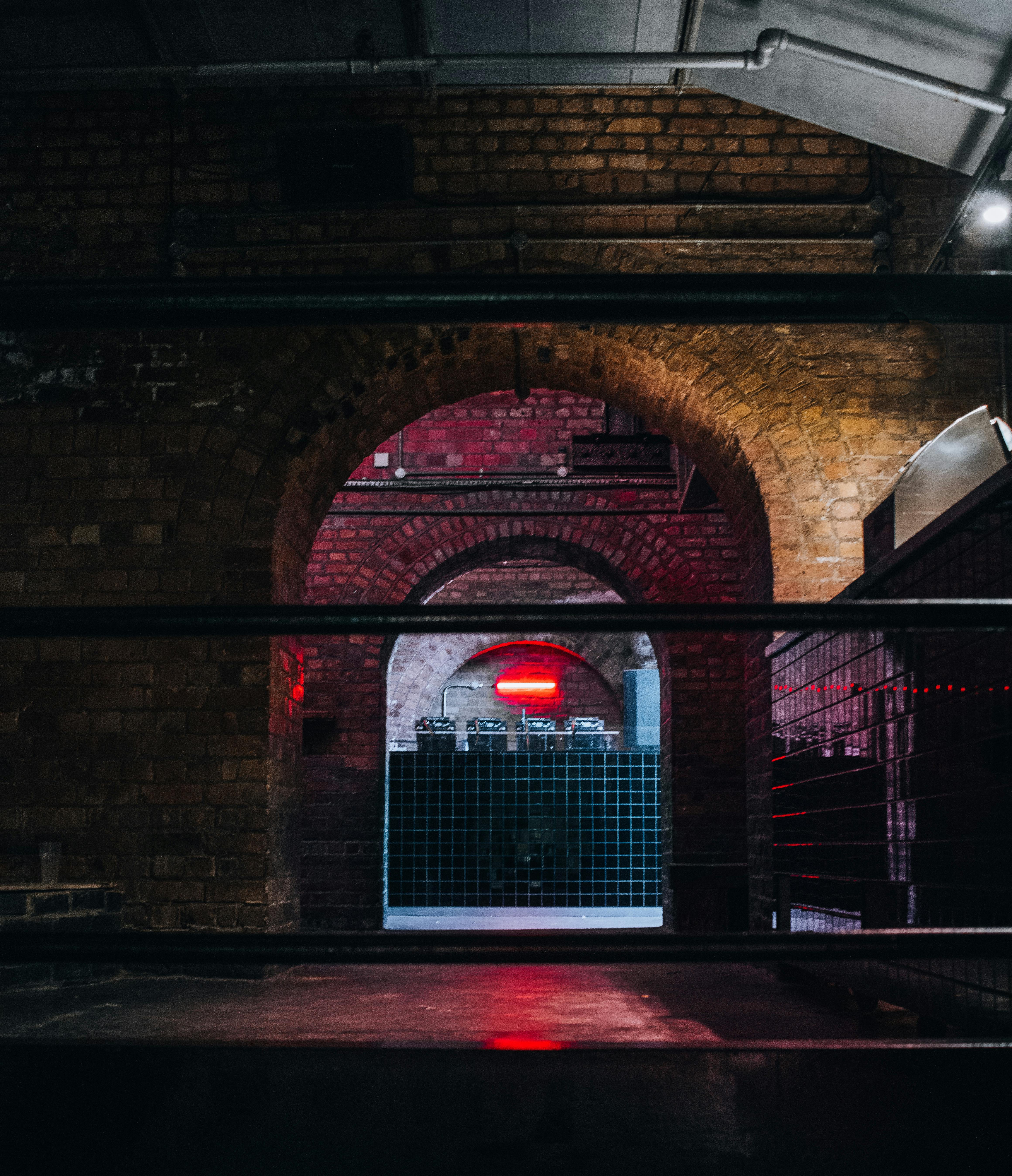 Exposed brick arches in Fabric's Room 3, perfect for corporate events and creative gatherings.